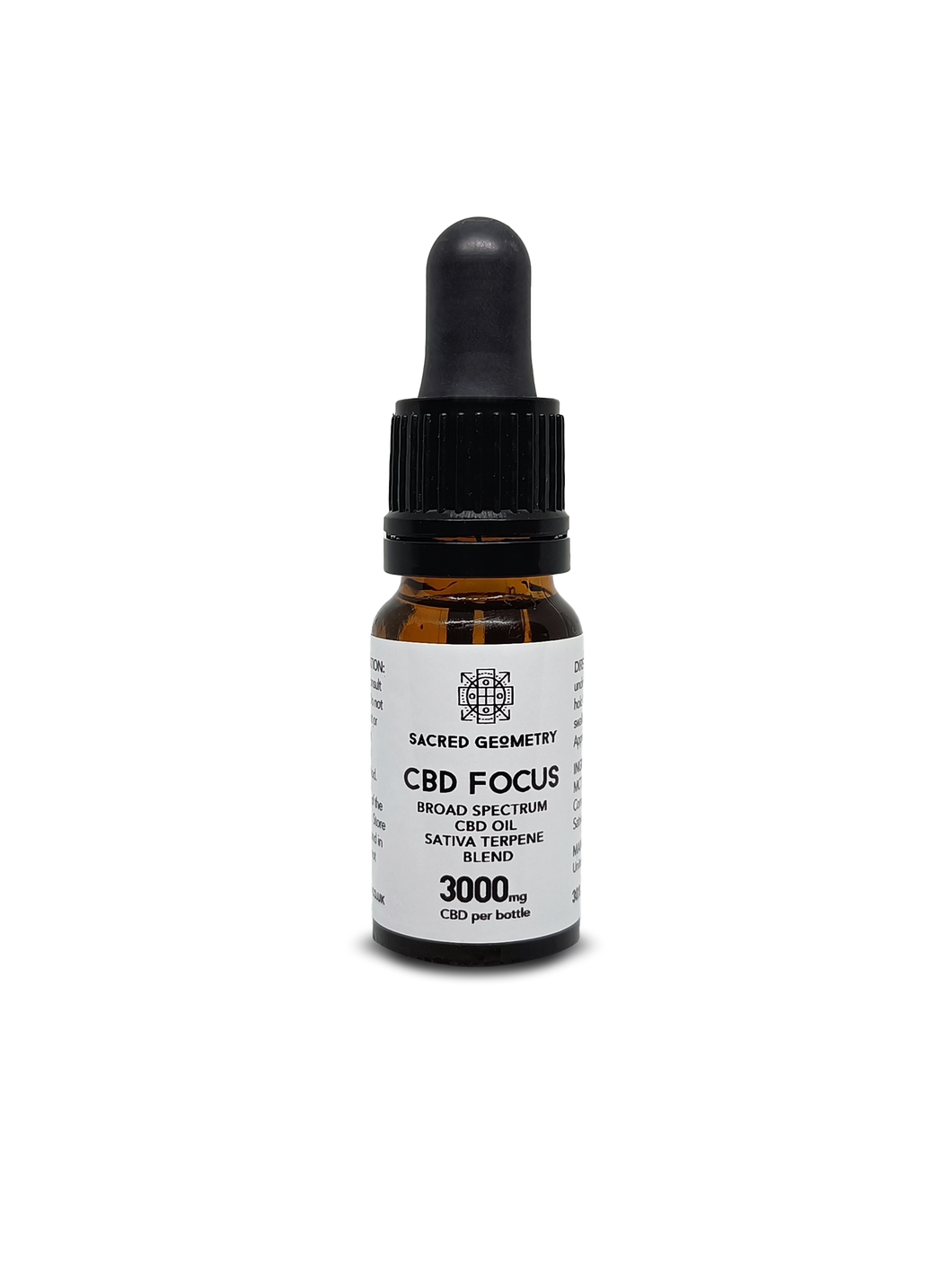 CBD Focus 3000 Broad Spectrum Oil 10ml